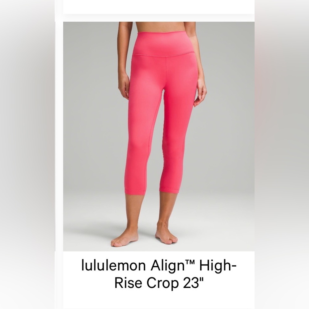 lululemon athletica Vibrant Pink Align High-Rise Leggings